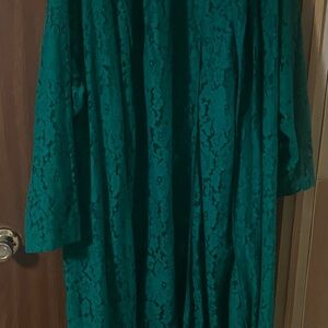 Torrid Teal Lace Dress
